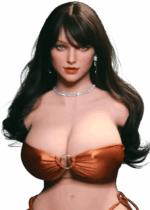 Realistische TPE sexpop DutchDoll Adele 86 cm met blonde haren, zachte huid en slank gestileerd figuur, levensechte compacte sekspop met natuurlijke uitstraling. (sexpop.nl)