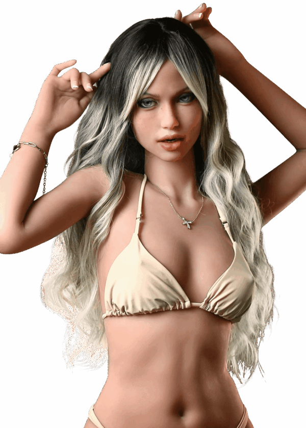 DutchDoll Chloe | 161 cm Beste prijs/kwaliteit Realistische TPE sexpop DutchDoll Chloe 161 cm met licht-bruin/goudblond haar, bruine ogen, gelborsten en voluptueuze rondingen, levensechte sekspop met zachte huid.