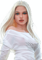 DutchDoll Sara | 158 cm Realistische TPE sexpop DutchDoll Sara 158 cm met lichtblond haar, groene ogen, zachte huid en soepel EVO+ skelet voor natuurlijke bewegingen.